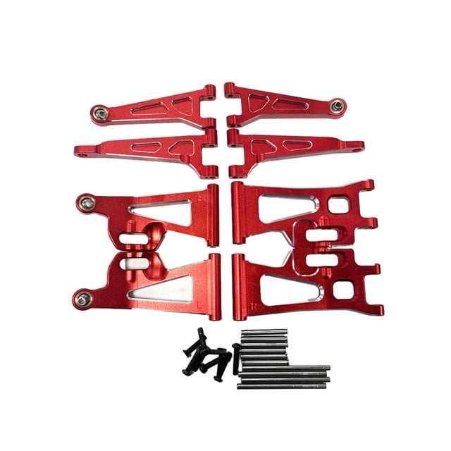 Brazos de Suspensión Bewildely de aluminio para 1/14 MJX Hyper Go 14210 14209 Rojo