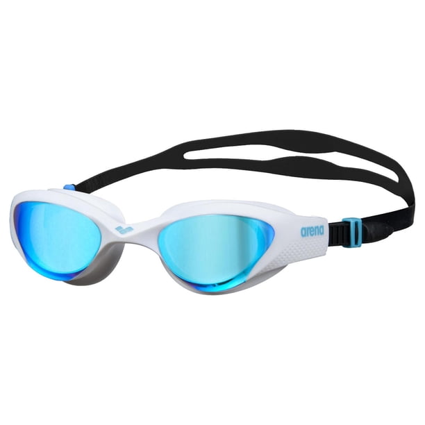 Arena The One - anteojos de natación para jóvenes y Adultos, Azul/Blanco/Negro, espejadas multicolor
