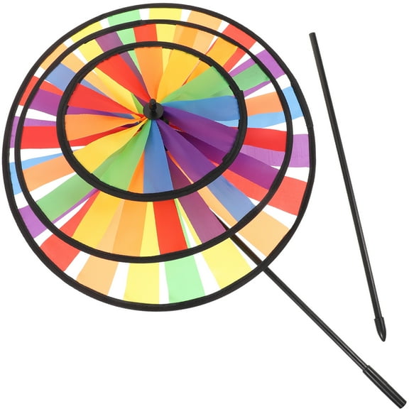 Topbathy 1Pack Whirligig Series Windmill Wind Spinners Cloth Decorative Yard Decor
