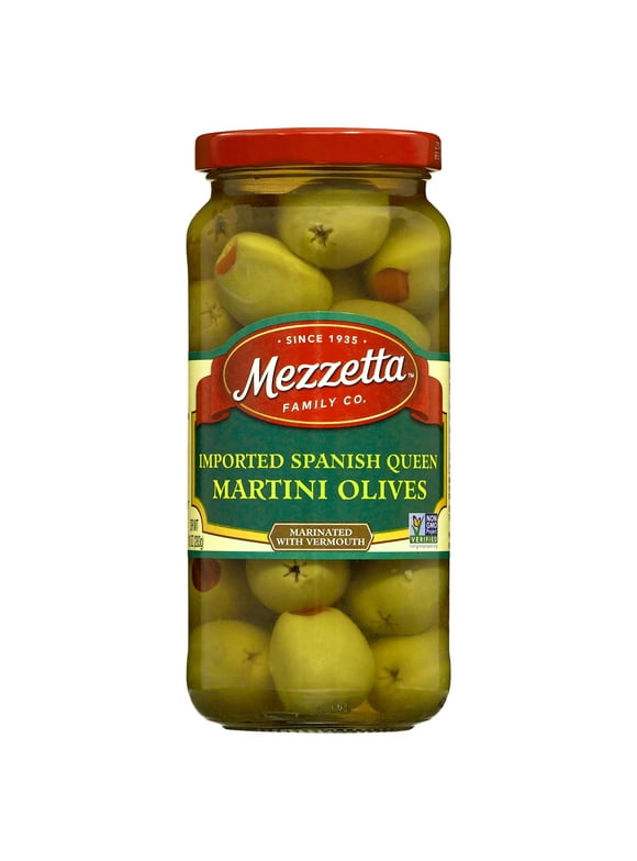 Mezzetta Imported Spanish Queen Martini Olives, 10 oz Dr. Wt. Jar