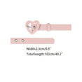 thumbnail image 3 of INSPIRE CHIC Women's Waist Belt Love Heart Belt Buckle Decoration Jeans Dress Pink Fit Waist Girth:70-93cm/27.6-36.6", 3 of 5