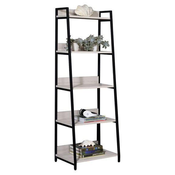 ACME Furniture Wendral 5-Tier Bookshelf in Natural and Black