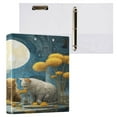 thumbnail image 3 of 3 Ring Binder 1.5 inch Round Rings with Interior Pockets Binders Organizer Office School 2Pack A Party for Three Cats, 3 of 10
