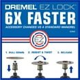 thumbnail image 7 of Dremel EZ725 EZ Lock All-Purpose Rotary Tool Accessory Kit, Cut, Polish, Clean, and Sand, 70 Pieces, 7 of 7