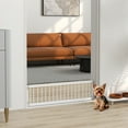 thumbnail image 2 of PawHut 26"-37" Dog Gate, 10" Tall Pet Gate with 2 Extension, White, 2 of 10