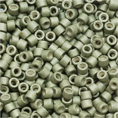 Aloe Seed - Miyuki Delica Seed Beads 11/0 Galvanized Matte Aloe DB1170 7.2 Grams