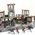 thumbnail image 3 of Conjunto de ladrillos para construir una base militar con torre de defensa, más de 500 piezas, 3 of 6