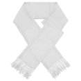 thumbnail image 3 of Glory Max Women's Large Soft Silky Pashmina Shawl Wrap White Solid Plain Wedding Scarf, 3 of 5