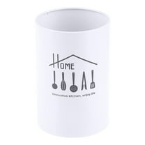 Basdi Utensil Holder, Multi-Function Utensil Holder - Large Capacity Chopstick Organizer with Drainage Holes | Modern Kitchen Storage Solution, Chopstick Organizer, White