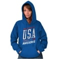thumbnail image 3 of United States of Awesome Patriotic Hoodie Sweatshirt Women Men Brisco Brands S, 3 of 6