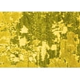 thumbnail image 1 of Ahgly Company Indoor Rectangle Abstract Yellow Modern Area Rugs, 3' x 5', 1 of 4