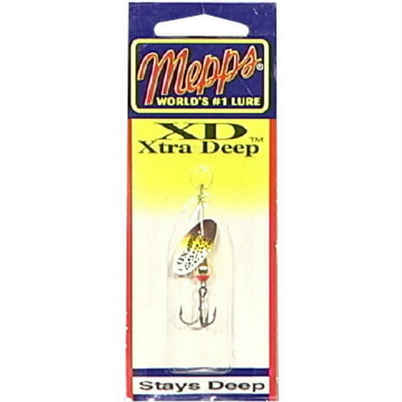 Mepps Plain XD Inline Spinner 1/11oz - Gold/Brown Trout Blade
