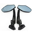 thumbnail image 3 of Billet Convex Universal Mirrors Black Anodized (Set of 2), 3 of 6