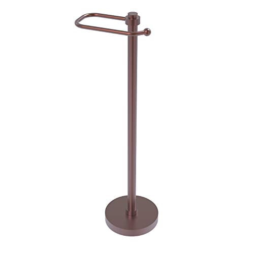 Allied Brass TS-25E-CA European Style Toilet Tissue Stand, Antique Copper