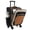 Black/White/Brown-b, variant on Carry On Luggage 22x14x9 Airline Approved,20 Inch Carry On Suitcases with Wheels,Softside Rolling Suitcase with TSA Lock for Women Men,Lightweight Travel luggage