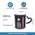 thumbnail image 5 of Taza de jugador de fútbol americano que cambia de color, taza de café de cerámica sensible al calor que cambia de color en el cielo, 5 of 5