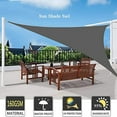 Sun Shade Triangle Sun Shade 95 Block Canopy For Patio Backyard Garden Outdoor Activities With