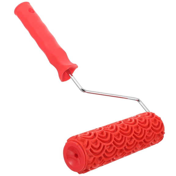 ELAYARD Durable Rubber Paint Roller with Handle for Wall and Ceiling Painting, Wear Resistant, Ideal for Home and Professional Use