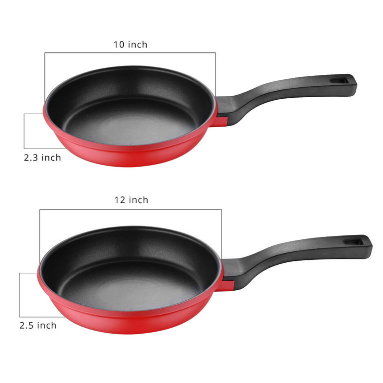 GreenChef Diamond Healthy Ceramic Non-Stick 20 cm Frying Pan Red