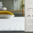 thumbnail image 3 of SAFAVIEH Malibu Oliver Striped Machine Washable Runner Rug, Grey/Light Grey, 2'6" x 8', 3 of 6