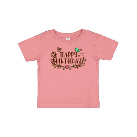 

Inktastic Pretty Paisley Happy Birthday Gift Baby Boy or Baby Girl T-Shirt