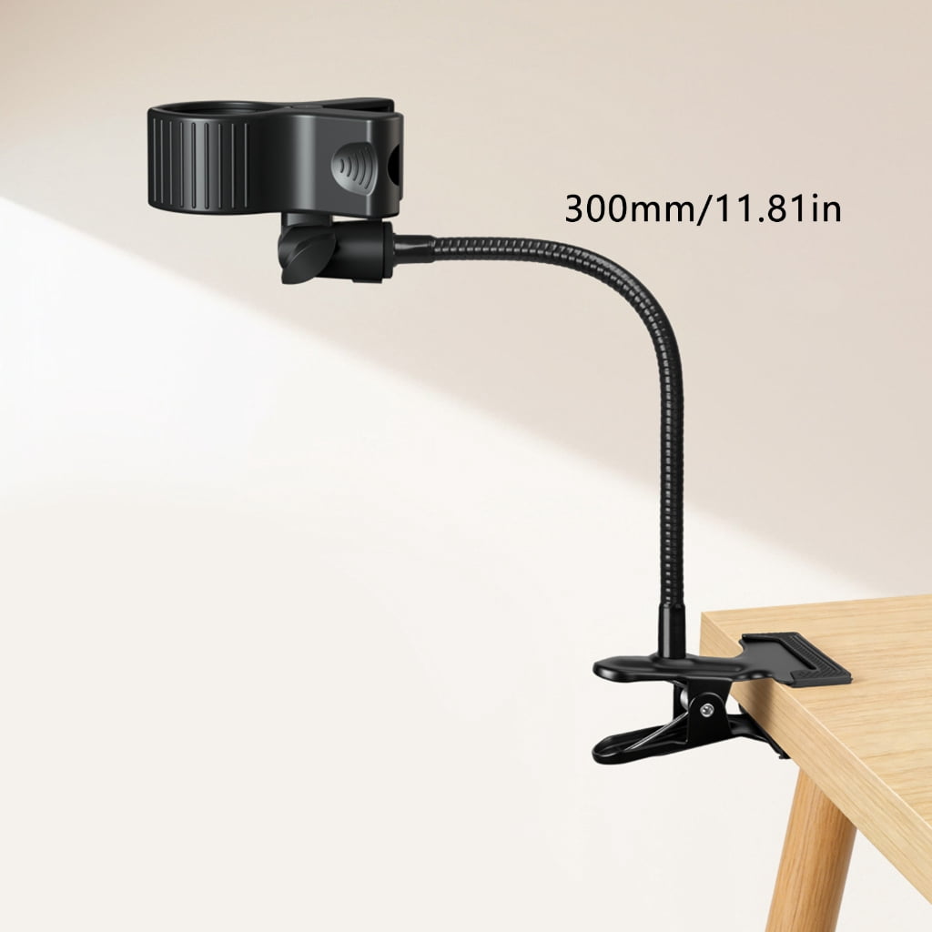Adjustable Multipurpose Microphone Stand Flexible Arm and Strong Clamp for Music Recording Broadcasting Hair Dryer