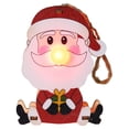 thumbnail image 5 of Mosey Christmas Ornament Cute Santa Claus Snowman Elk Shape Festive Night Light Oranment for Home Decoration, 5 of 8