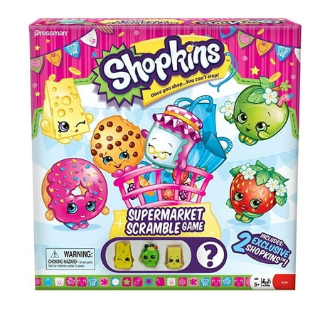 UPC 841110120246 product image for Shopkins Supermarket Scramble Game with 4 Exclusive Collectible Characters Found | upcitemdb.com