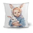 thumbnail image 2 of Sruoe Throw Pillow Covers 16x16 Inch, Decorative Pillows Covers for Couch, Easter Decor Easter Decorations, Cute Colorful Spring Summer Decorations for Home Couch Sofa Indoor, 2 of 5