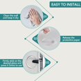 thumbnail image 4 of Door Stoppers Wall Protector, 6pcs Reusable Door Bumper With Self Strong Adhesive, Quiet, Shock Absorbent Gel For Home, Wall Protector From Door Knobs, 4 of 7
