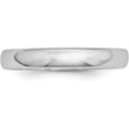 thumbnail image 6 of Avariah Diamonds Solid 10k White Gold 3.2mm Half Round Wedding Band Size 8 - Ring Size 8.0, 6 of 8