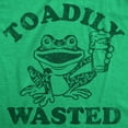 thumbnail image 2 of Womens Funny T Shirts Toadily Wasted Sarcastic Drinking Graphic Tee for Ladies Womens Graphic Tees, 2 of 9