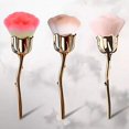 thumbnail image 5 of Gold Brocha de maquillaje rosa, brocha para colorete, brochas de maquillaje en polvo para cara súper grandes para polvo cosmético dorado, 5 of 5