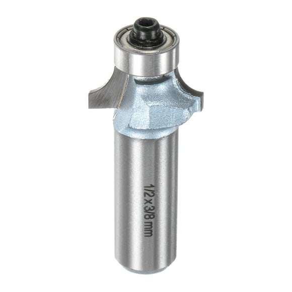 Uxcell Roundover Router Bit 1/2 Shank 3/16" Radius Tungsten Steel Tip Light Blue