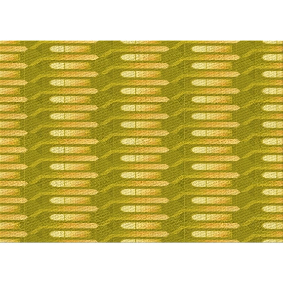 Ahgly Company Indoor Rectangle Patterned Dark Golden Rod Brown Area Rugs, 8' x 10'