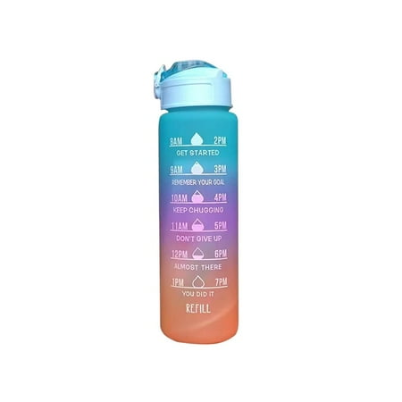

DabuLiu 900ML Water Bottle Motivational Sport Water Bottle Leakproof Drinking Bottles Outdoor Travel Gym Fitness Jugs For Kitchen