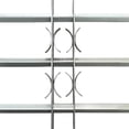 thumbnail image 2 of vidaXL Adjustable Security Grille for Windows with 3 Crossbars 19.7"-25.6", 2 of 3
