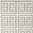 thumbnail image 4 of Safavieh Dhurries Grey Contemporary Rug - Round 7', 4 of 4