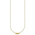 thumbnail image 2 of Diamond2Deal 14K Collier de Perles en Or Jaune 4 - 4mm 18 Pouces pour Femmes, 2 of 4