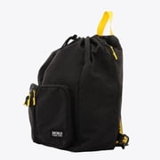 J World Mod Drawstring Backpack, Black/Yellow