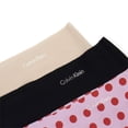thumbnail image 4 of Calvin Klein Women's Invisibles 3 Pack Hipster Panty, Grid Dot Pale Orchid \ Beechwood,XL - US, 4 of 4