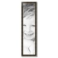 thumbnail image 2 of ArtToFrames 10" x 41" Black Panel With Silver Lip Picture Frame, 10x41 inch Multi Wood Poster Frame (WOM-5093), 2 of 7