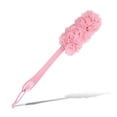 thumbnail image 3 of Bañera Atrás Frote Cepillo de ducha adulto con cordón Frote Bañándose Piel Espuma de espuma Mancha de limpieza Masajeador Hogar Rosa Methold HA059533-02, 3 of 7
