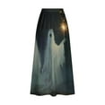 thumbnail image 5 of WXLWZYWL Maxi Skirts for Women Ankle Length Skirt Casual Long Skirt High Waisted Maxi Skirt Reg and Plus Size Skirt Long Skirt with Pockets, 5 of 5