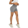 thumbnail image 4 of VENUZOR Workout Yoga Shorts for Women High Waist Tummy Control Butt Lifting Running Athletic Shorts Leggings Scrunch Butt Female Hot Pants, 4 of 6