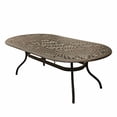 thumbnail image 2 of Oakland Living Outdoor Aluminum 95" Oval Table, Bronze, 2 of 4