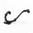 thumbnail image 6 of Renovators Supply Black Wrought Iron Double Hook Antique 6 in. L Wall Mount Vintage Double Hooks for Coat, Robe or Hat Hanger Rust Resistant Hooks w/Hardware Pack of 10, 6 of 8