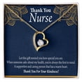 thumbnail image 4 of Thank You Nurse Healthcare Medical Worker Nurse Appreciation Forever Necklace w Message Card, 4 of 20