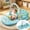 D, variant on Baby Piano Play Gym Activity Mat, Green Animal Hanging Rattles Kick Piano Fitness Playmat, Early Sensory Educational Tummy Time Toy for Newborn Infants 0-16 Months