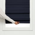 thumbnail image 4 of Taylor & Olive  Halfway Navy Insulating Cordless Roman Shade 70 - 79 Inches 72 x 72, 4 of 5